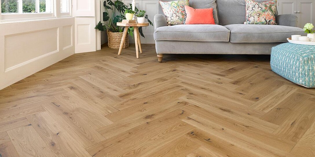 Oak Champagne chevron