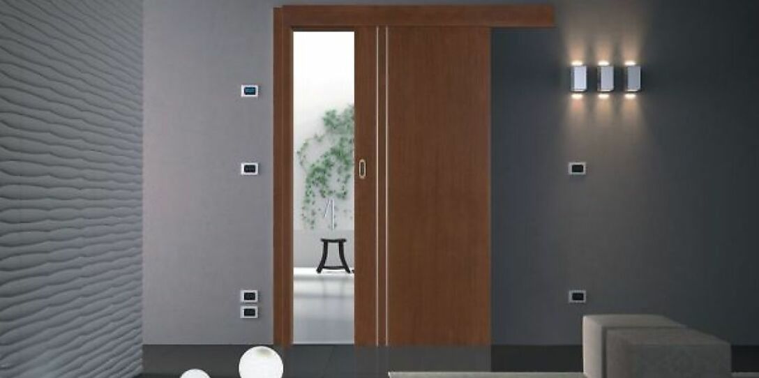 Wall-mounted sliding doors